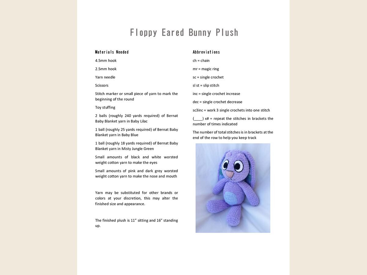 Floppy Bunny