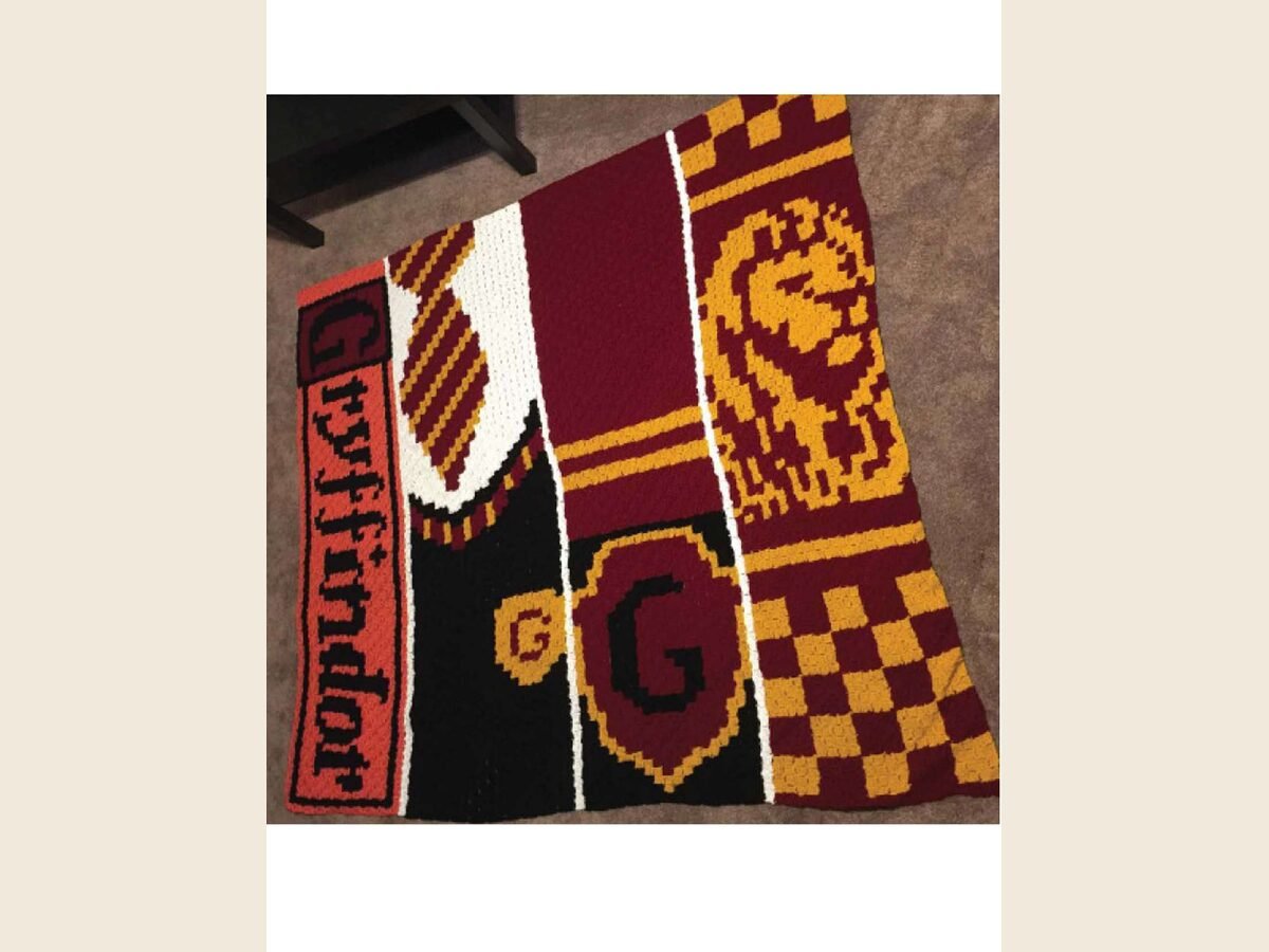 Gryffindor Afghan