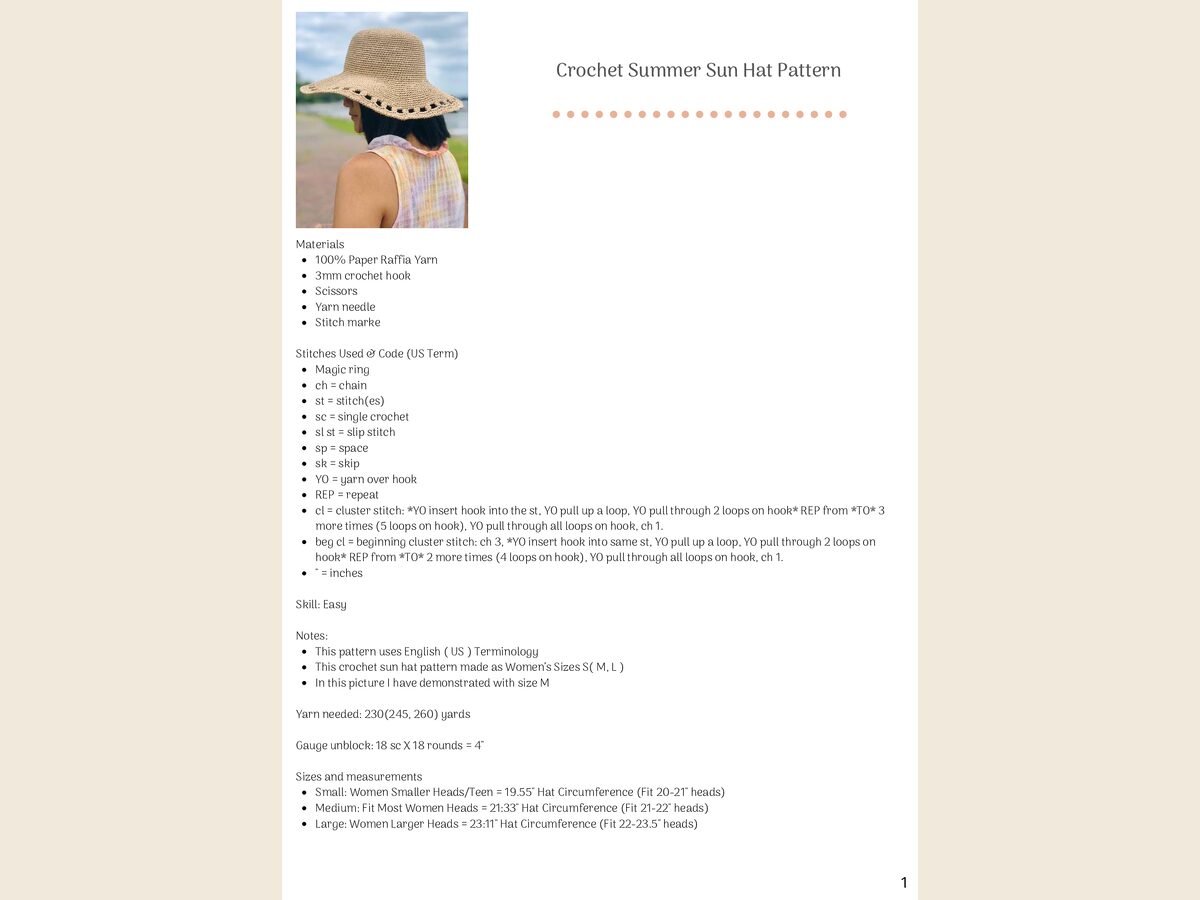 Hat summer