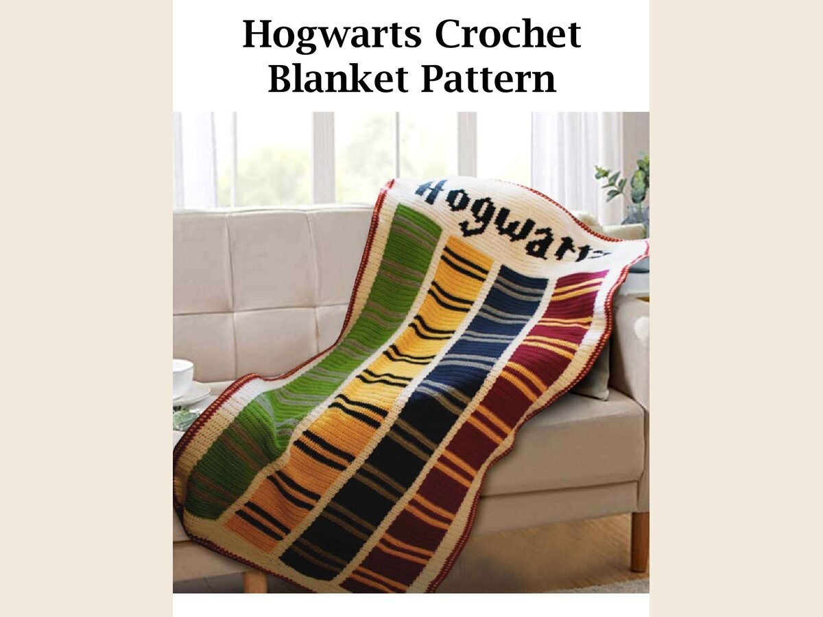 Hogwarts Crochet Blanket Pattern