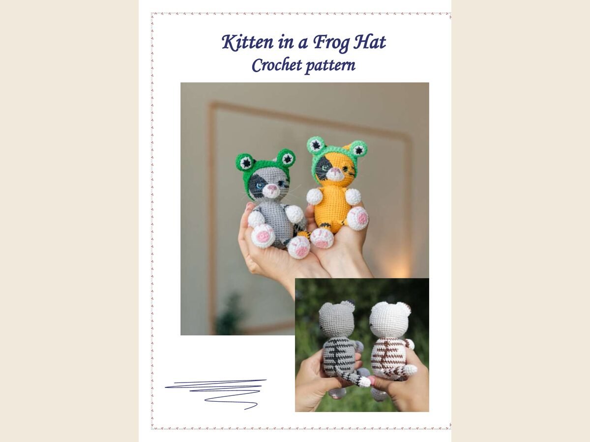 Kitten in Frog