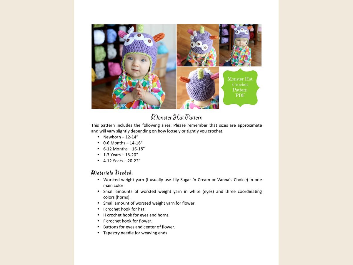 MonsterHatPatternDCD