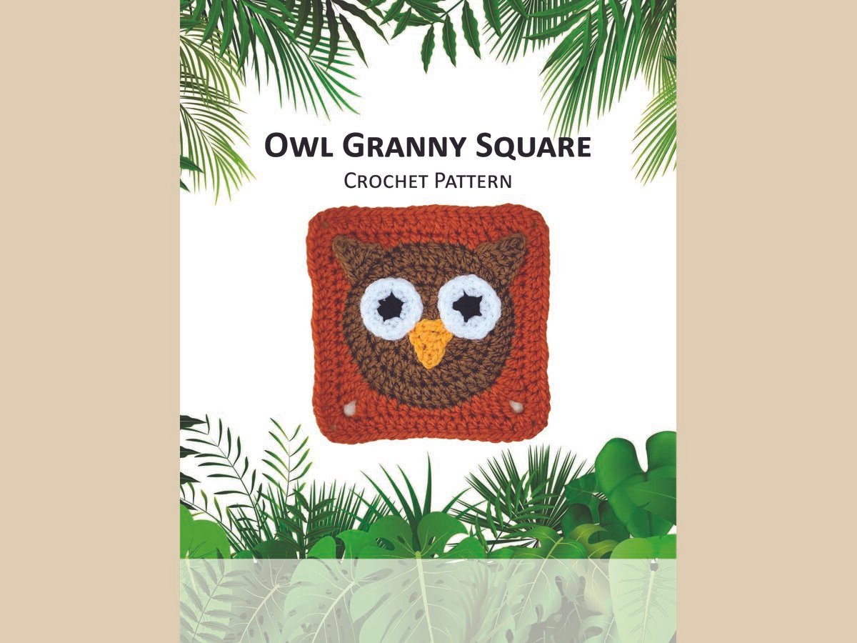 Owl Granny Square_Crochet Pattern-compressed