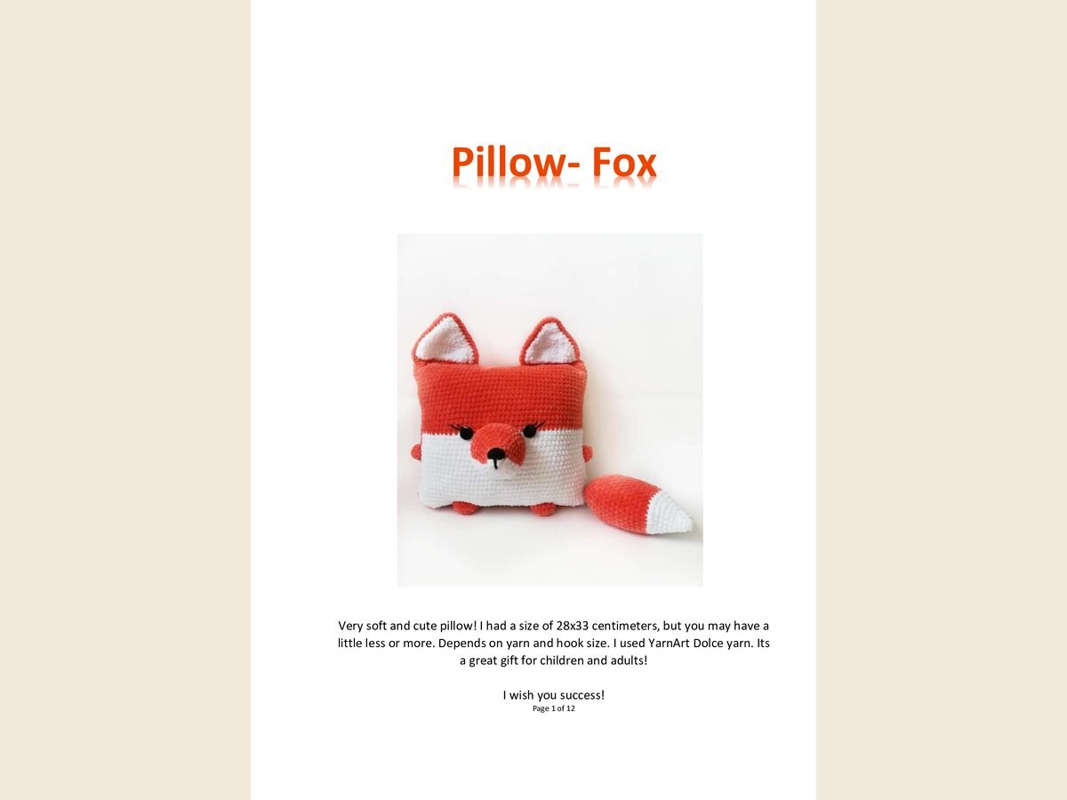 Pillow fox