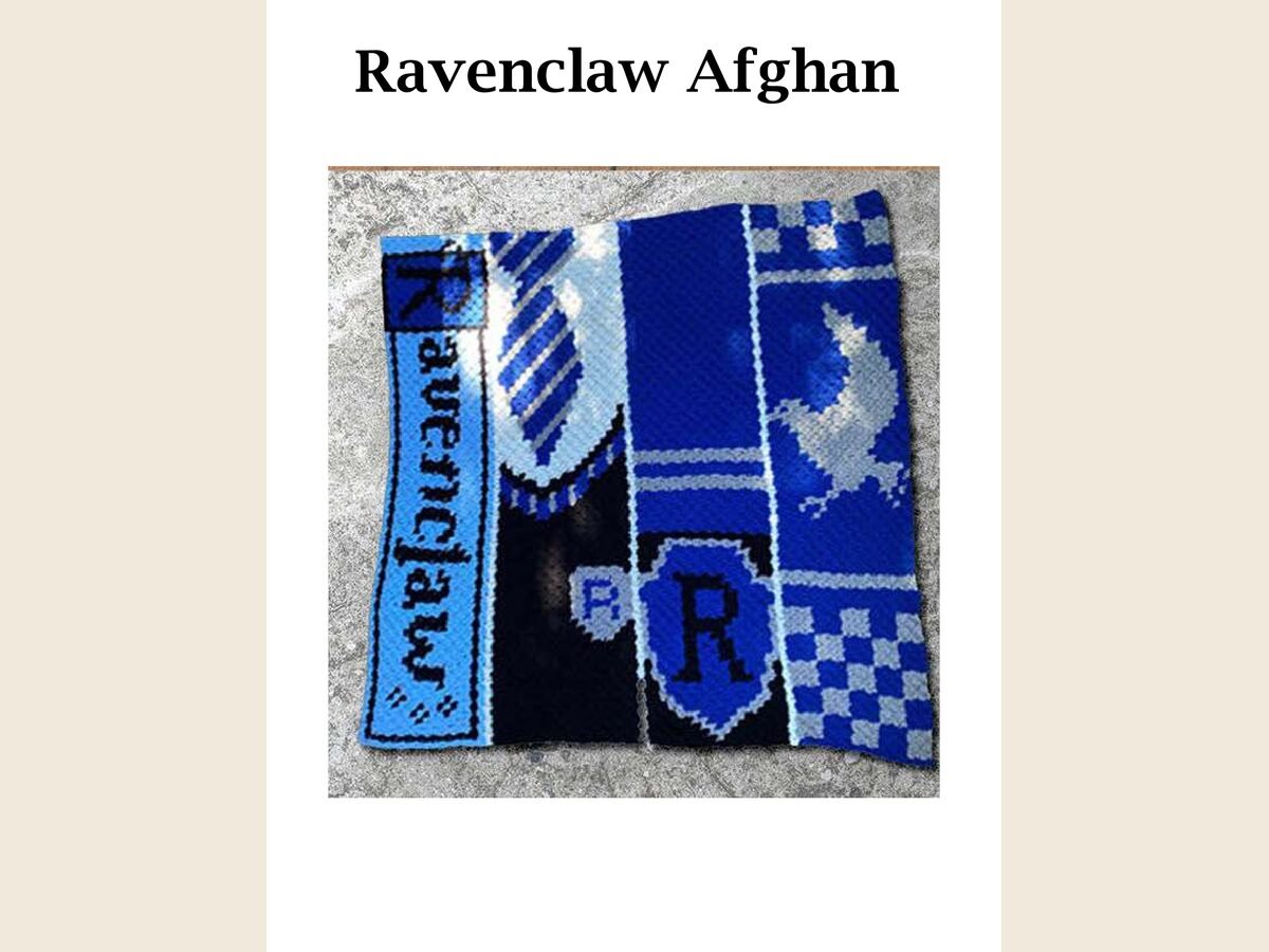 Ravenclaw Afghan