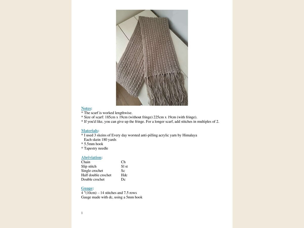 Scarf Warm