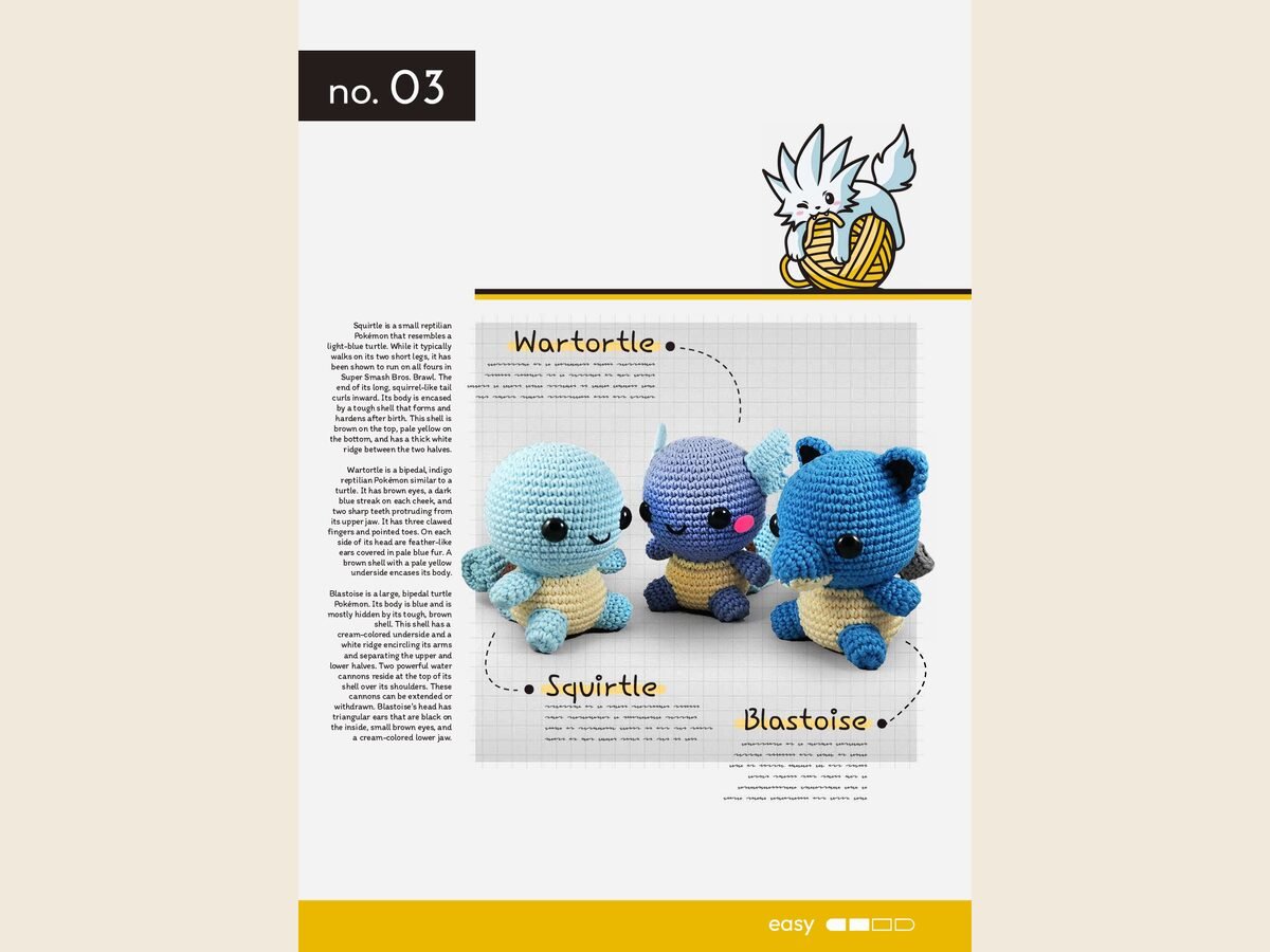 Starter Squirtle Wartortle Blastoise