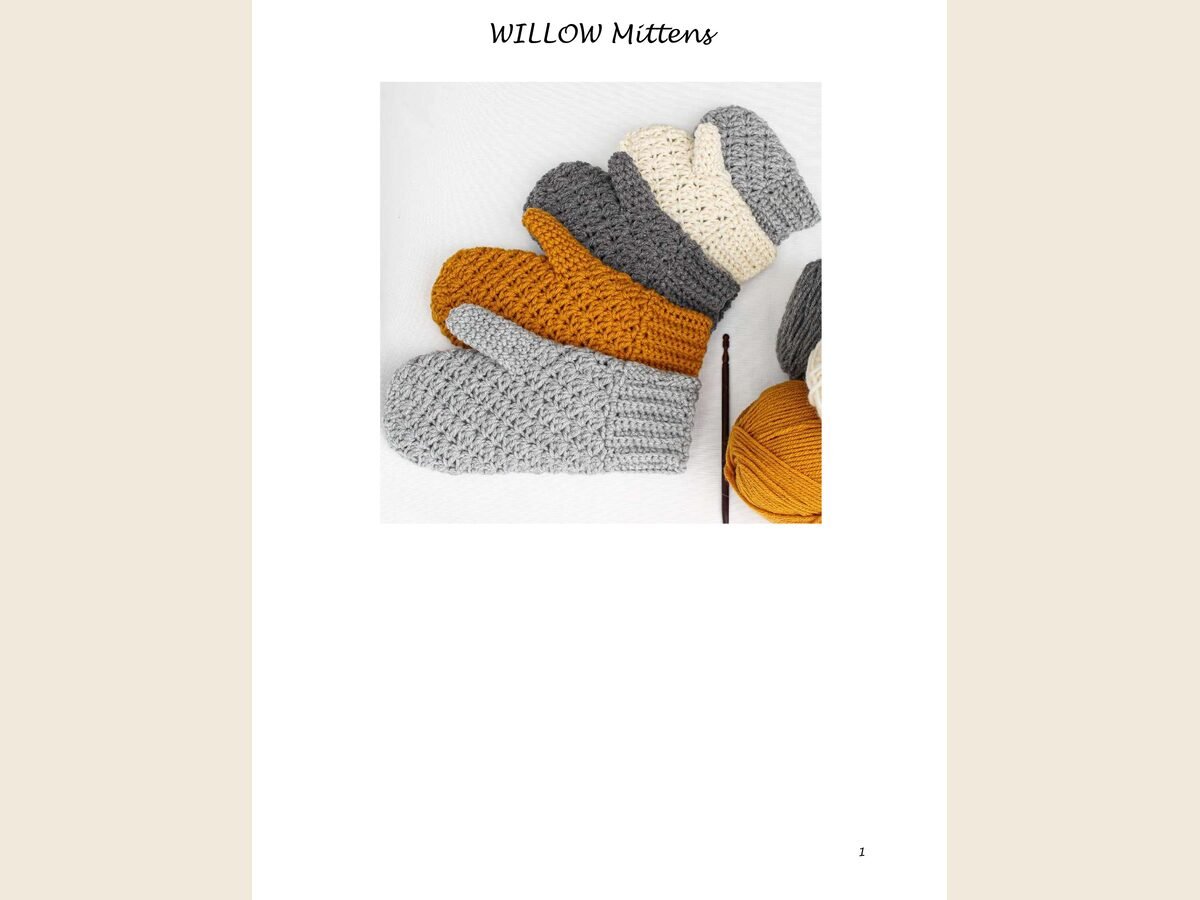 Willow mittensr