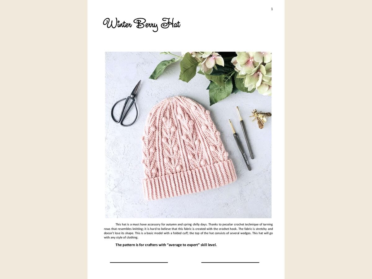 Winter Berry Hat