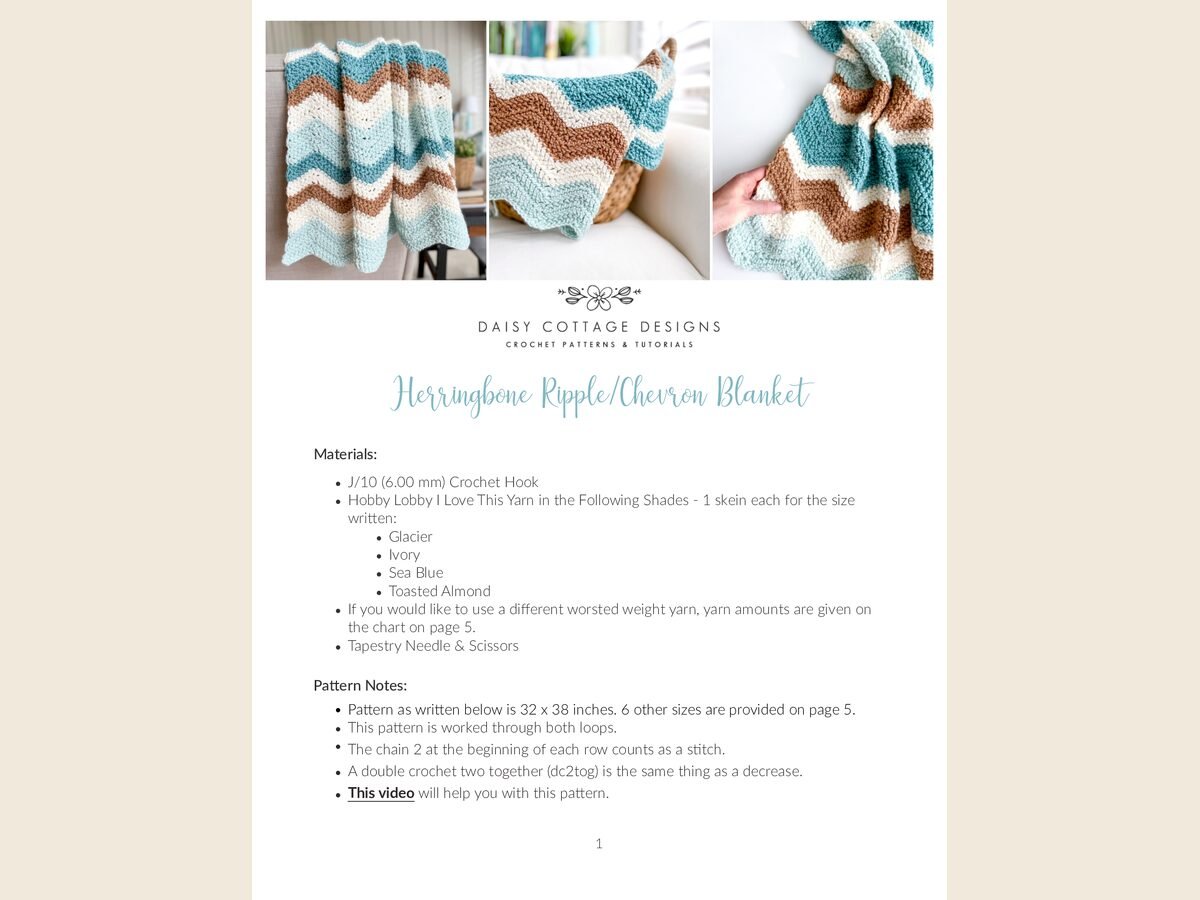 ZigZag Crochet Blanket